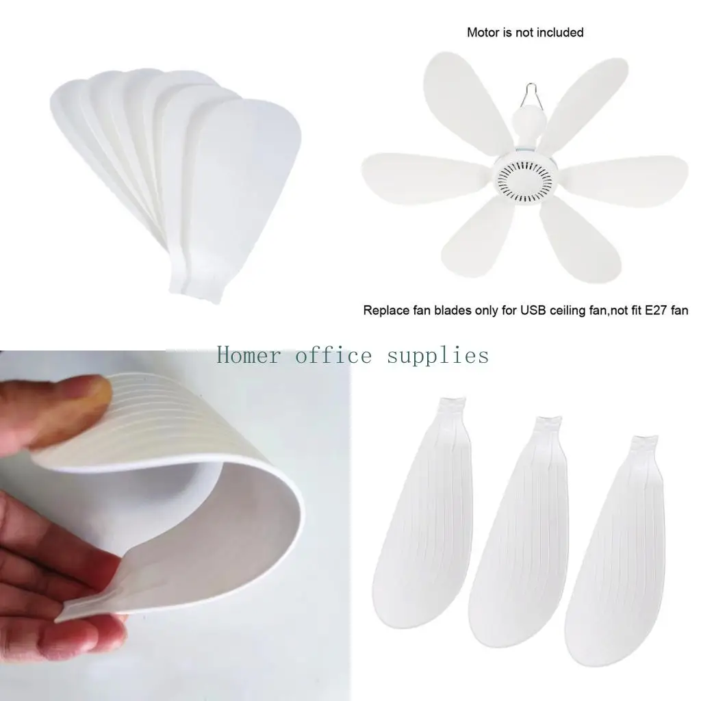 K43B 3/6pcs Direct Insert Components For USB Fan Fan Measuring 180mm