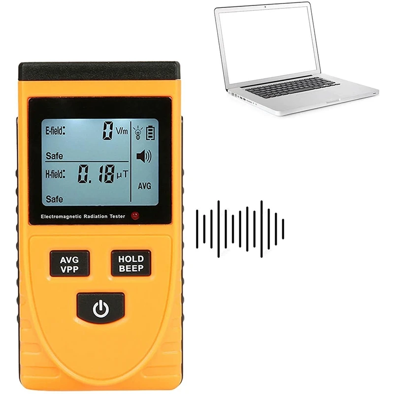 Geiger Counter,Nuclear Radiation Meter, Portable Dosimeter Counter With LCD Display, Radioactive Detector GM3120