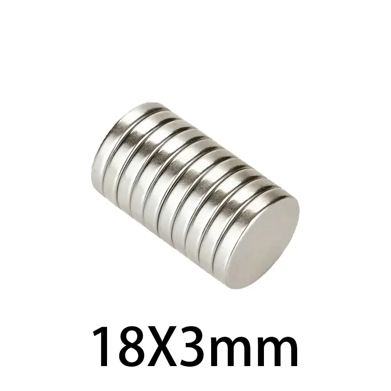 5/10/20/30/50/70PCS 18x3 mm Strong Round Magnets 18mmx3mm Rare Earth Craft Reborn Fridge 18x3mm Bulk Neodymium Magnets 18*3 N35