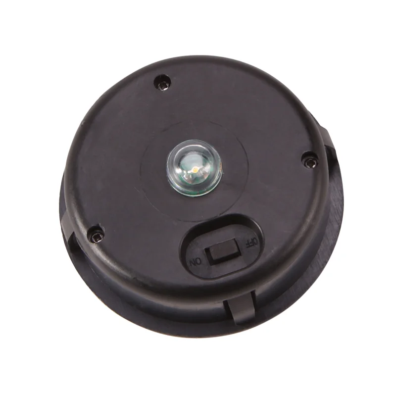 AD41-6Pc สมาร์ทสวนพลังงานแสงอาทิตย์เปลี่ยนรอบไฟ LED กล่องพลังงานแสงอาทิตย์กล่องแบตเตอรี่โซล่าเซลล์ Li-Ion แบตเตอรี่