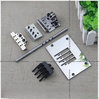 1set 4-Needle 3/8 Gauge Set 0.95 Needle Plate Feed Dog Clamp Presser Foot for Kansai Siruba Vc008 Multiple Needle Sewing Machine