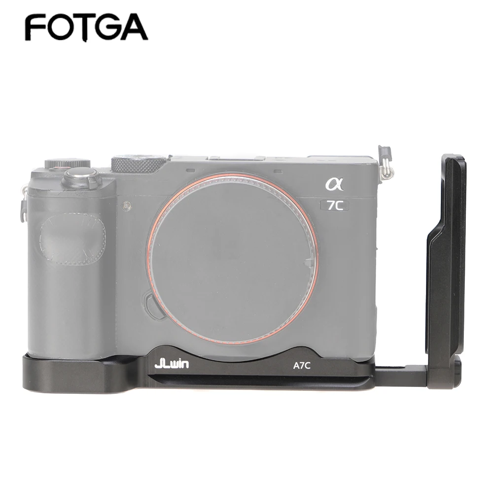 

FOTGA Vertical Shoot Quick Release Plate Bracket Hand Grip for Sony Alpha 7C E-mount Full Frame Mirrorless Digital Camera