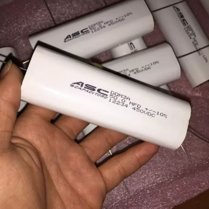 

Оригинальная коробка, американская серия ASC DOM3A, 50 мкФ, 450 В, лихорадка, осевой антикварный делитель частоты, бесконечный конденсатор