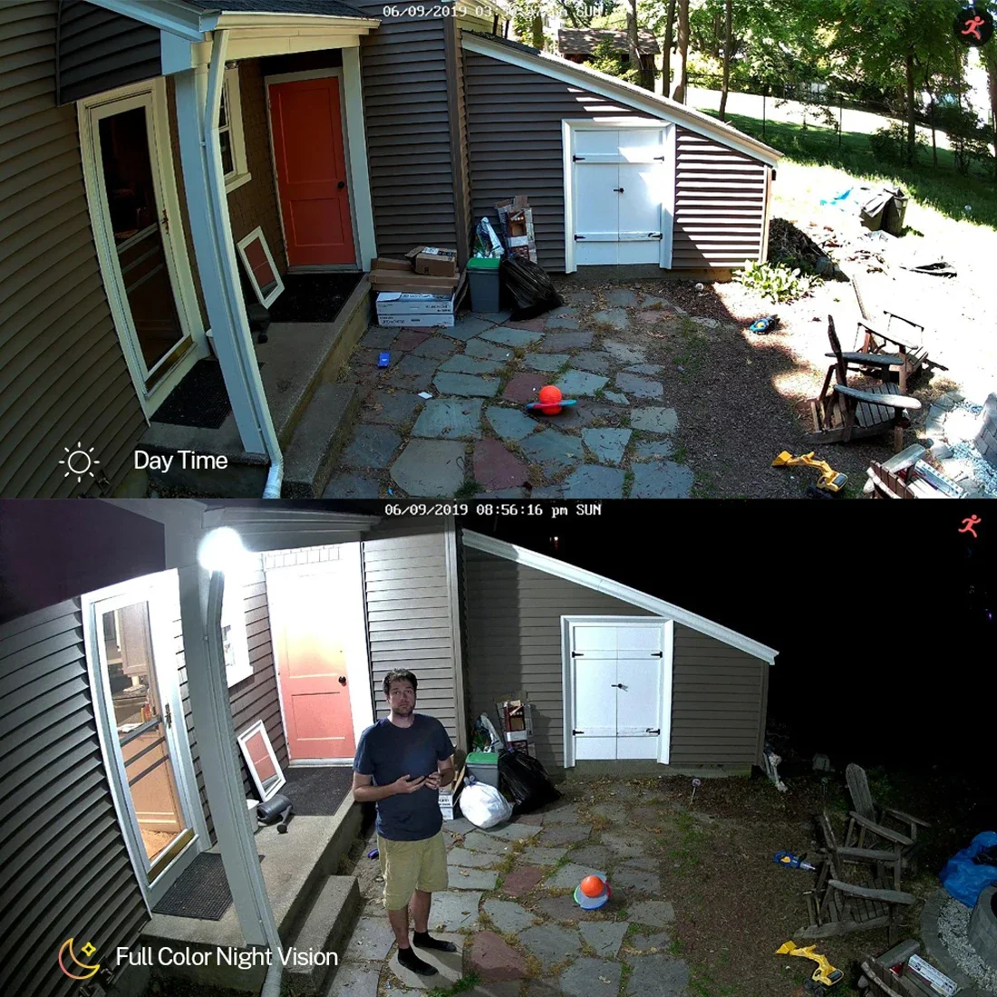 24H Full Color Night Vision CCTV AHD Camera 5.0MP 4MP 1080P Array Luminous Led HD Digital For Outdoor Street Lighting Waterproof