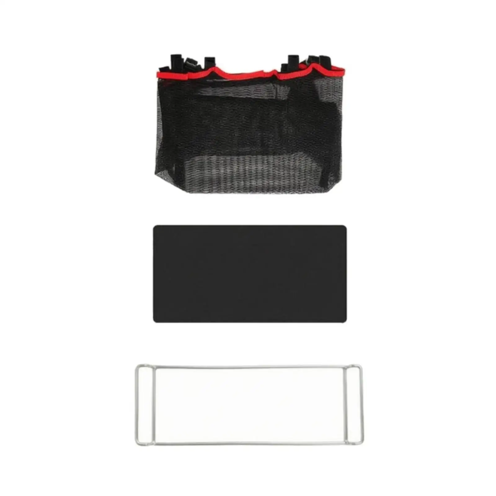 IGT Unit Hanging Mesh Basket Structured Base IGT Table Hanging Basket Breathable Compact for Barbecuing, Kitchen