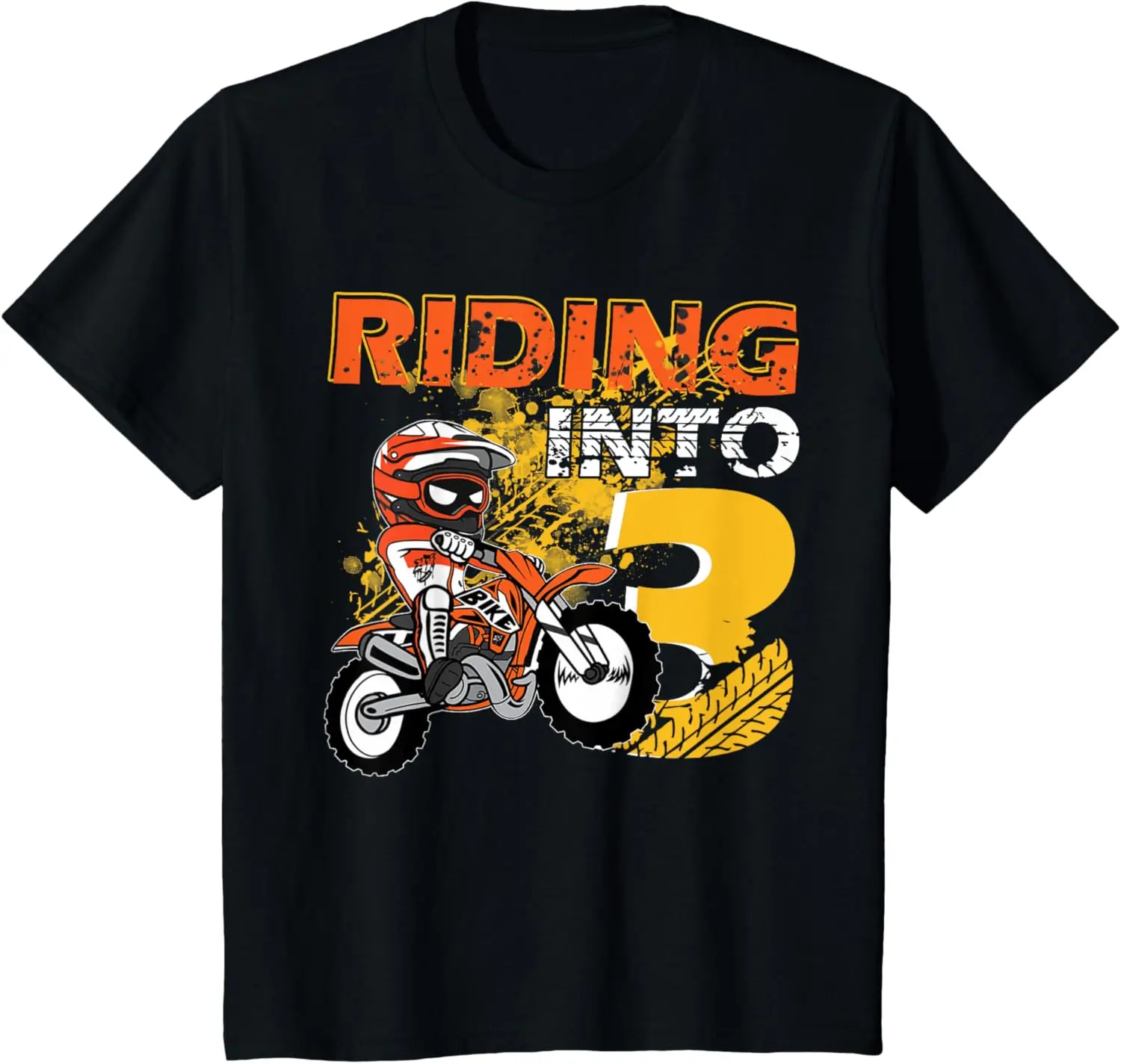 

Новейшая футболка — детская футболка «Детская езда на 3-летний грязевой байкер» для мальчиков на 3-м день рождения