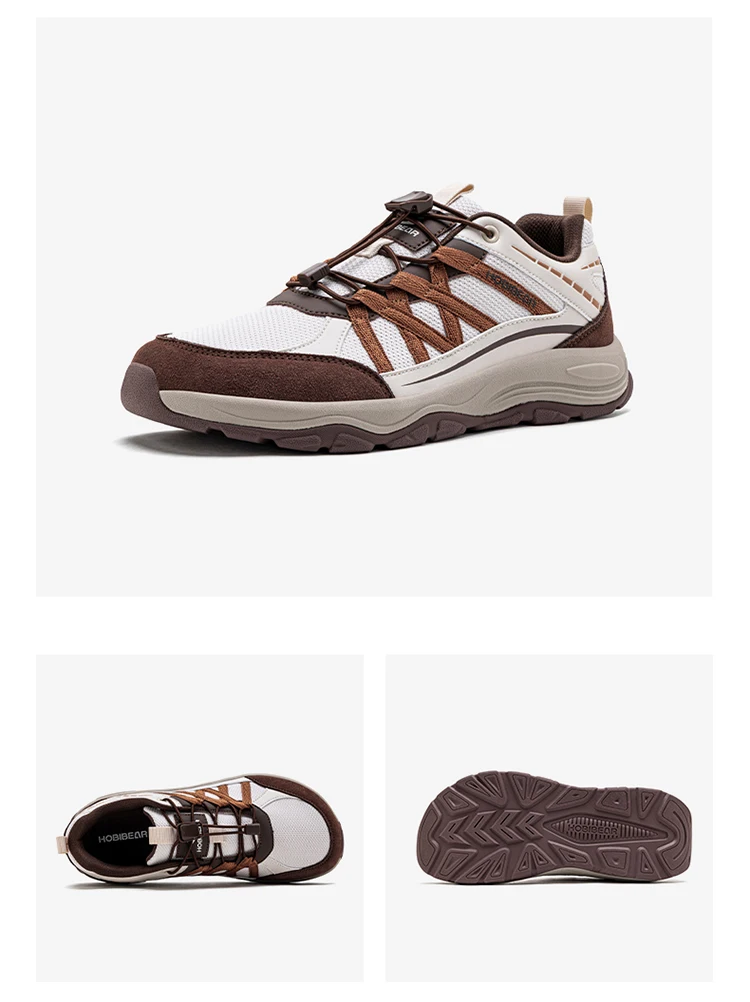 HOBIBEAR Unisex-Wanderschuhe mit breiter Zehenpartie, elastisches Band, Sneakers, Cross-Outdoor-Reise-Mesh-Laufschuhe für Männer und Frauen – Detail 20