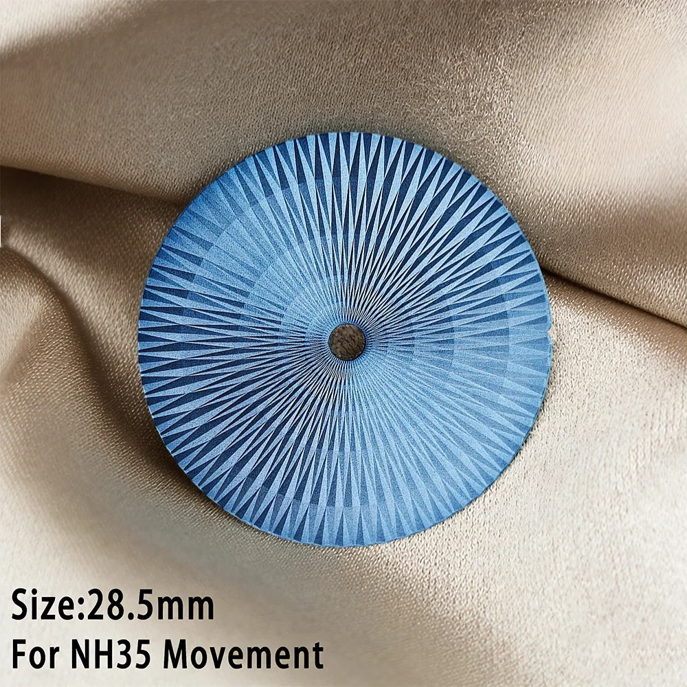 Dwayne Campbell For NH35/4R Miyota8215 ETA2836 Movement New Conch Pattern NH35 28.5mm Dial Conch Pattern High-Quality 3D Effect