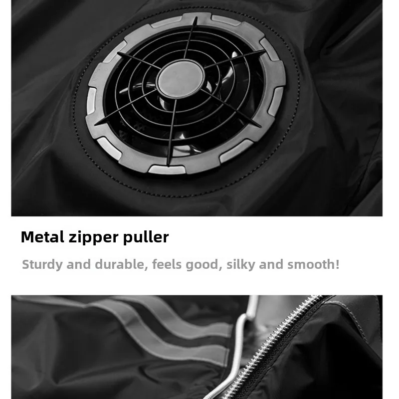 Summer Cooling Fan Vest Men's USB Air Conditioner Jacket Refrigeration Clothes Travel Ultra Light Outdoor Sun Sleeveless Vests