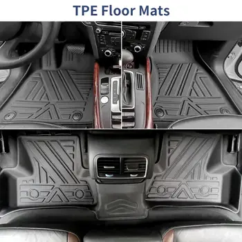 適用於BMW5系列F10 G30 G38 2010-2023 530e的全天候TPE防滑腳墊,無異味,防水托盤墊配件 10 最佳銷售 5D汽車腳墊 - №4