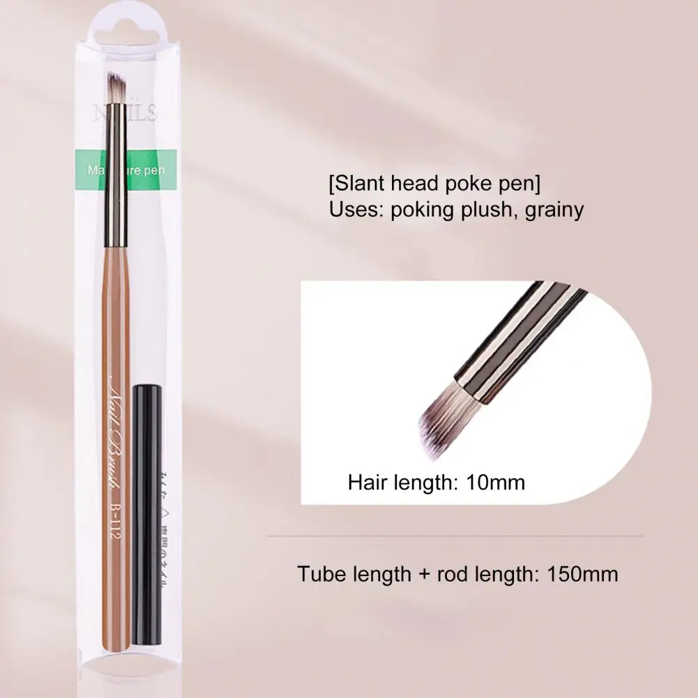 Practical Nail Painting Pen Reusable High Tenacity Flexible Nib Gradual Shading Copper Rod Manicure Pencil  Manicure Pencil DIY