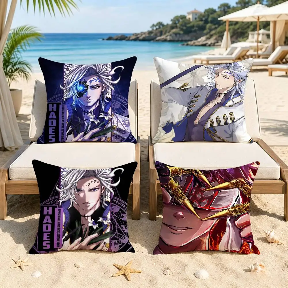 M-Mythology Record of Ragnarok   Office Cushion Pillowcase Car Cushion Cover45X45CM Lumbar Pillowcase Sofa Pillowcover