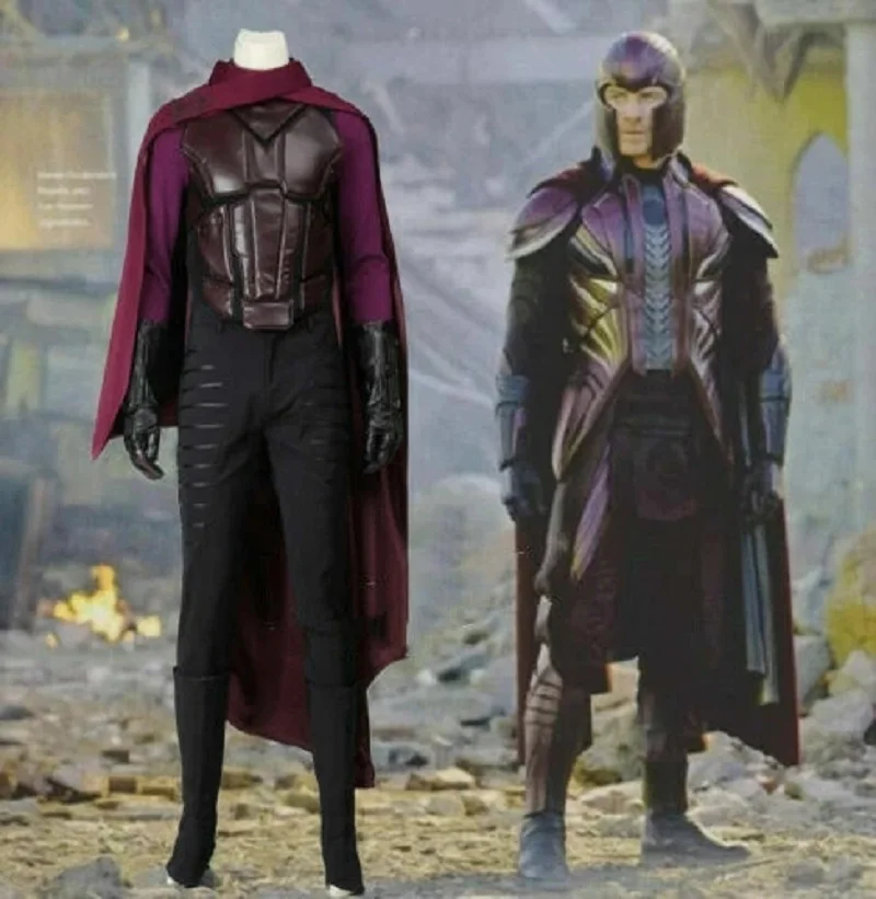 أيام جديدة من أزياء الماضي المستقبلية Magneto Erik Lensherr زي الهالوين البدلة