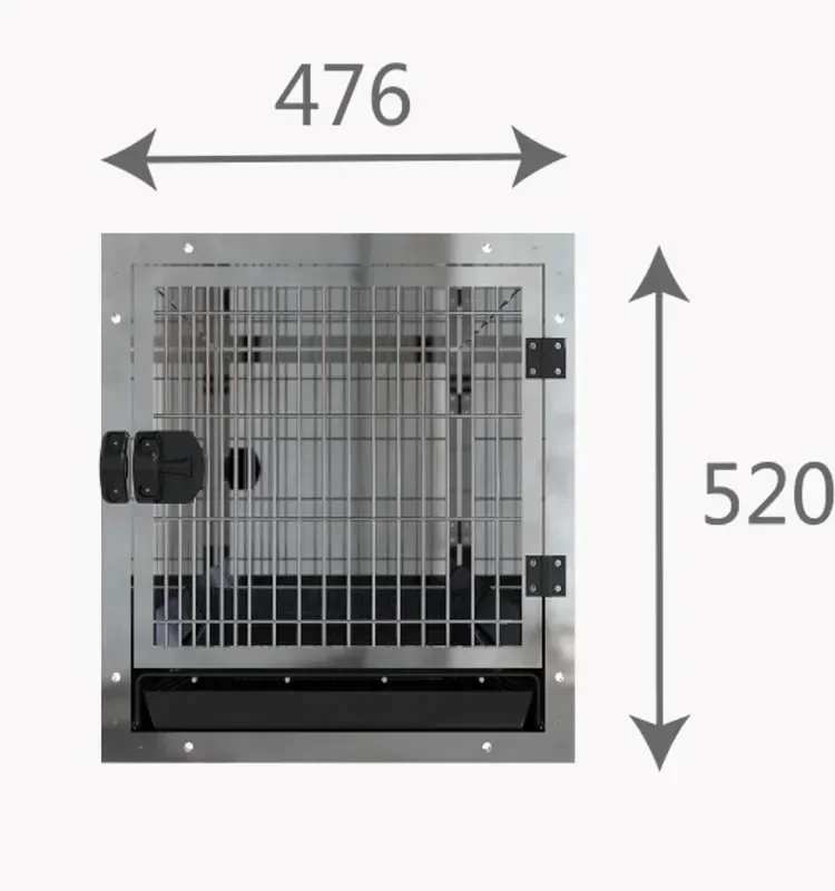 Silent design rust-proof  sturdy Pet kennel dog cage