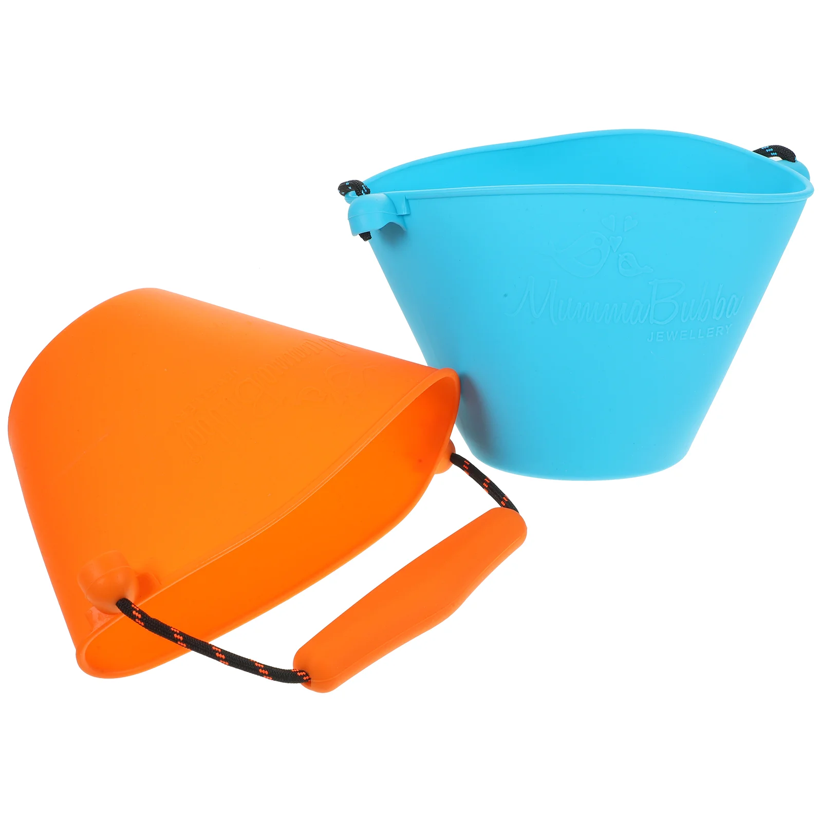 

Beach Toys Foldable Bucket Silicone Kids Seaside Sand Buckets Toddlers Folding Child Camping Outdoor