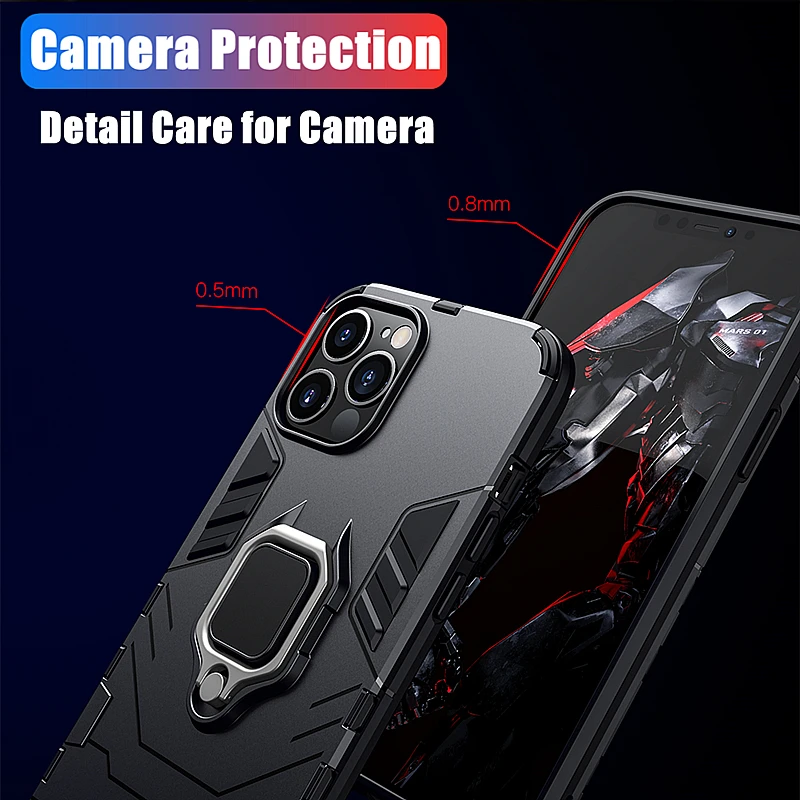 Anti Shock Case For iPhone 11 12 13 14 15 Pro Xs Max Mini XR X 8 7 6 6s Plus Magnet Case Cover For Apple iPhone SE 2022 2020 SE3