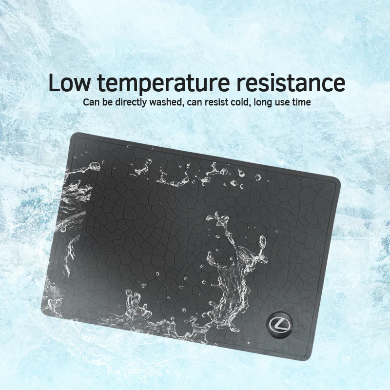 بولي كلوريد الفينيل لوحة سيارة مكافحة زلة حصيرة بطانة حماية من السيليكون لكزس F SPORT LBX NX RX 350h 450h ES UX 300e GS IS LS LX CT LC RC GX460 Ct200h