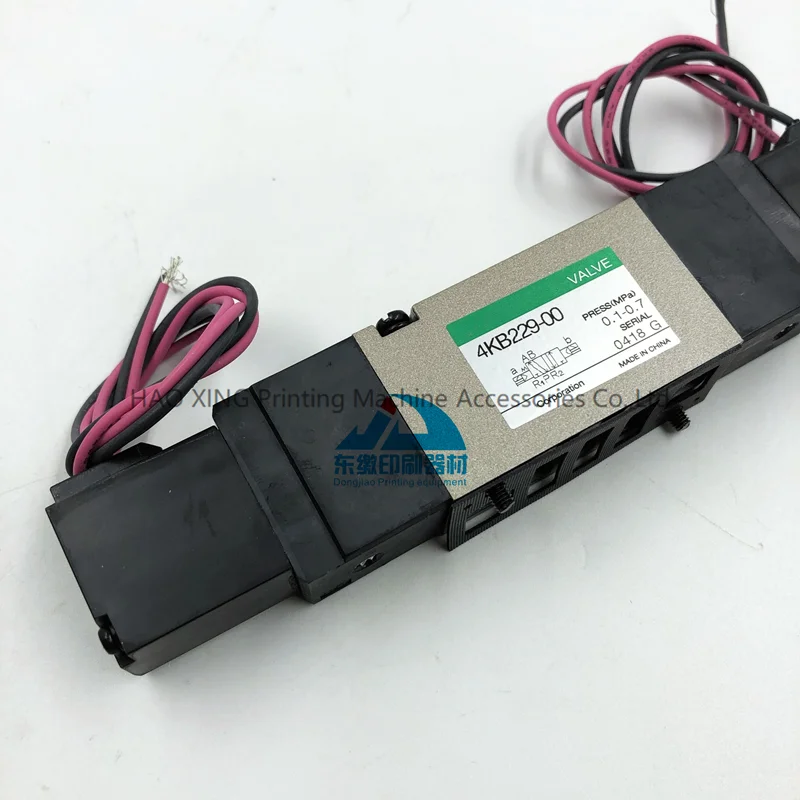 1 Piece Printing Machinery Spare Parts Solenoid Valve for Mitsubishi Offset Printing Replacement Spare Solenoid Valve 4KB229-00