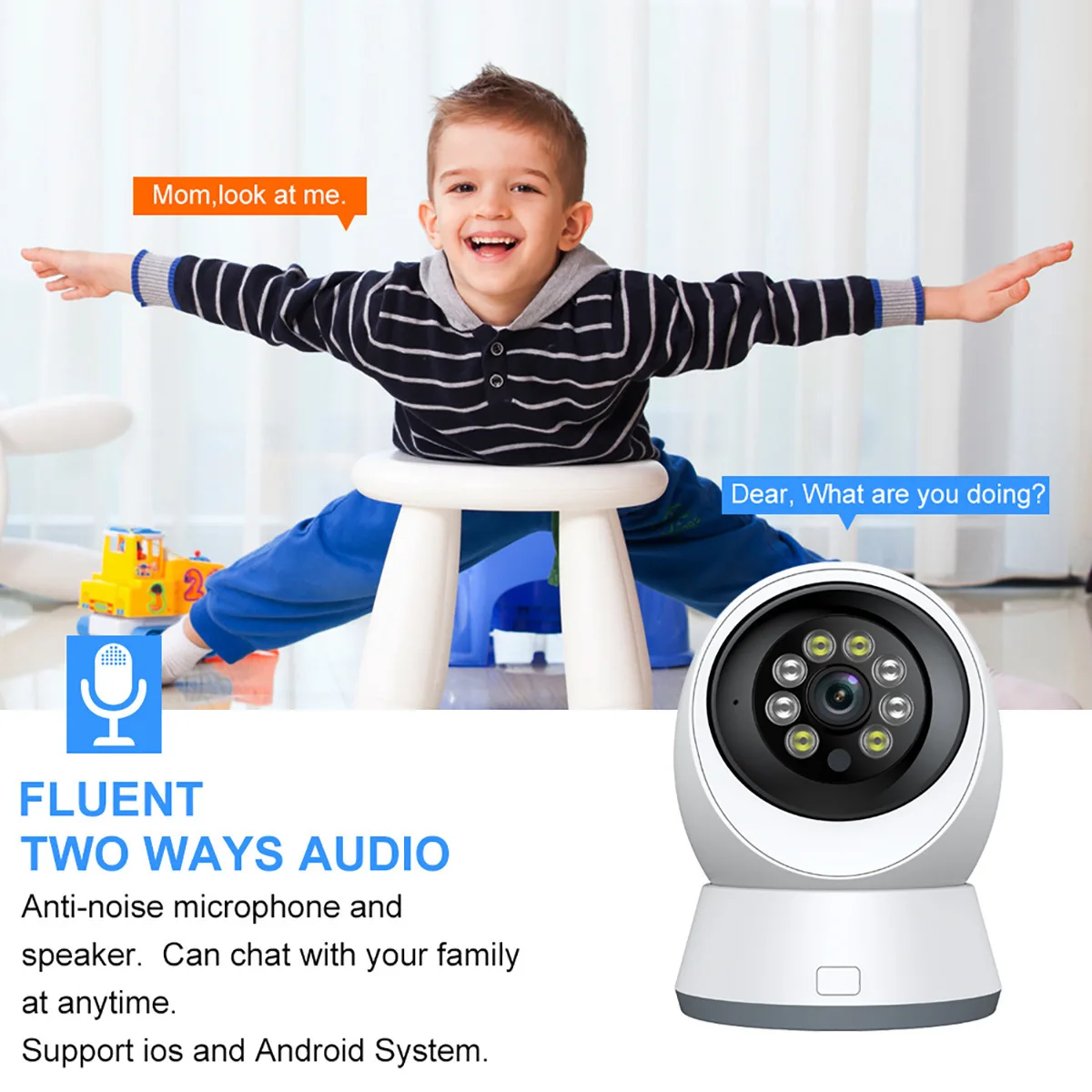 2MP 1080P YCC365 APP 5G Volle Farbe Drahtlose PTZ IP Dome Kamera AI Humanoiden Erkennung Home Security CCTV intercom Baby Monitor