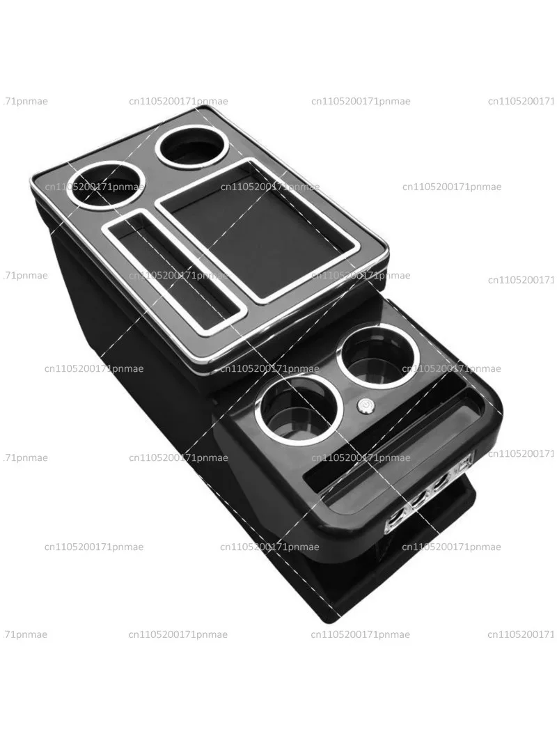 Car Armrest Box Storage Compatible with 30-50 Series Front Row Railing Box Set