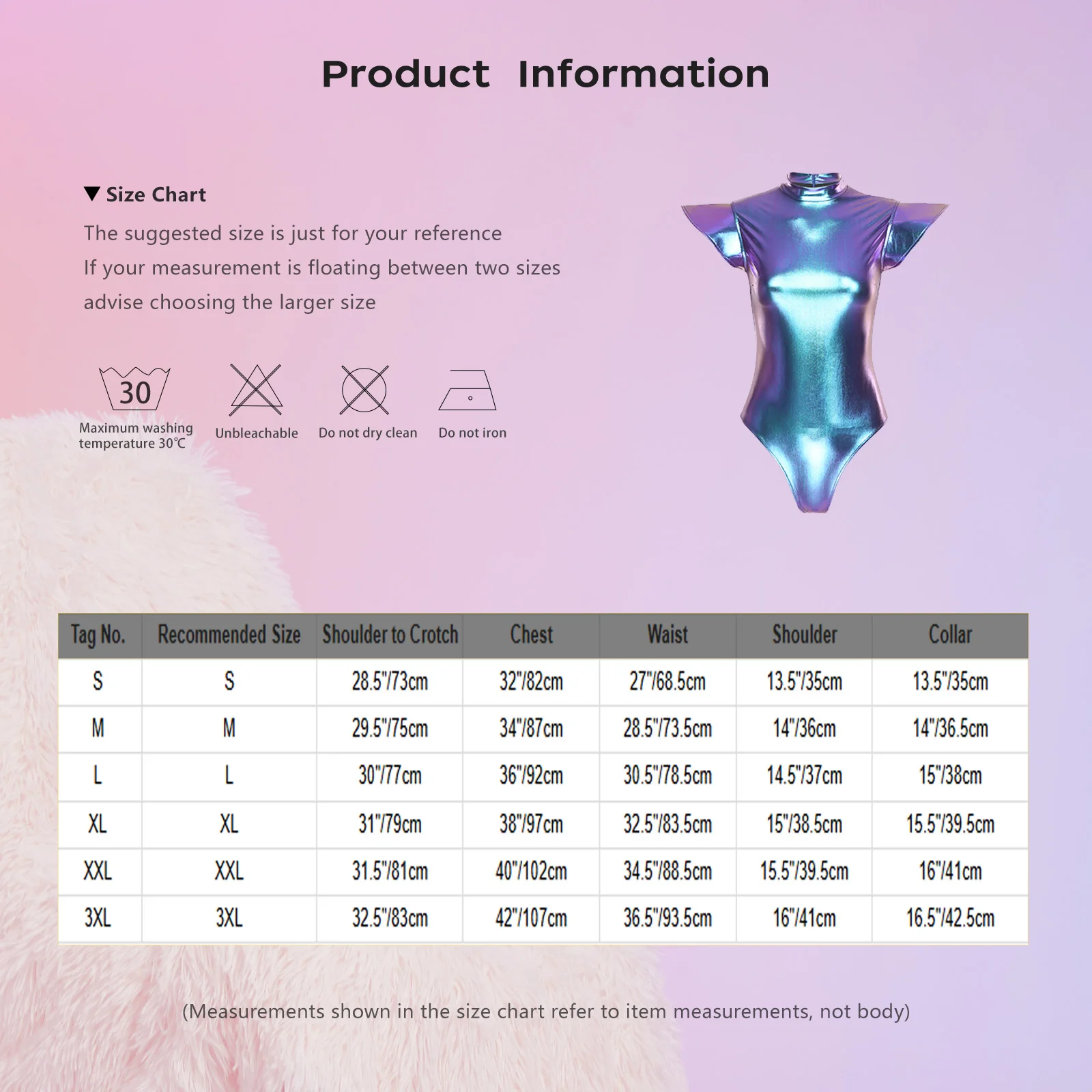 بدلة نسائية لامعة معدنية بأكمام طويلة ورقبة وهمية وسحاب خلفي بدلة يوتار من قطعة واحدة أزياء تنكرية تحت عنوان الفضاء الخارجي #5