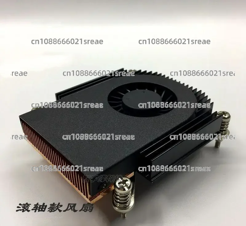 Ultra Thin 21mm All-in-one Machine 1151/1150/1700 CPU Side Blown Turbine Fan with Two Hot Copper Pipe Radiators