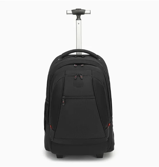 

Men Business Carry on Laptop Travel Wheeled Backpack Travel Trolley Bags Rolling Trolley Bag Wheeled Backpack for Teenager boys