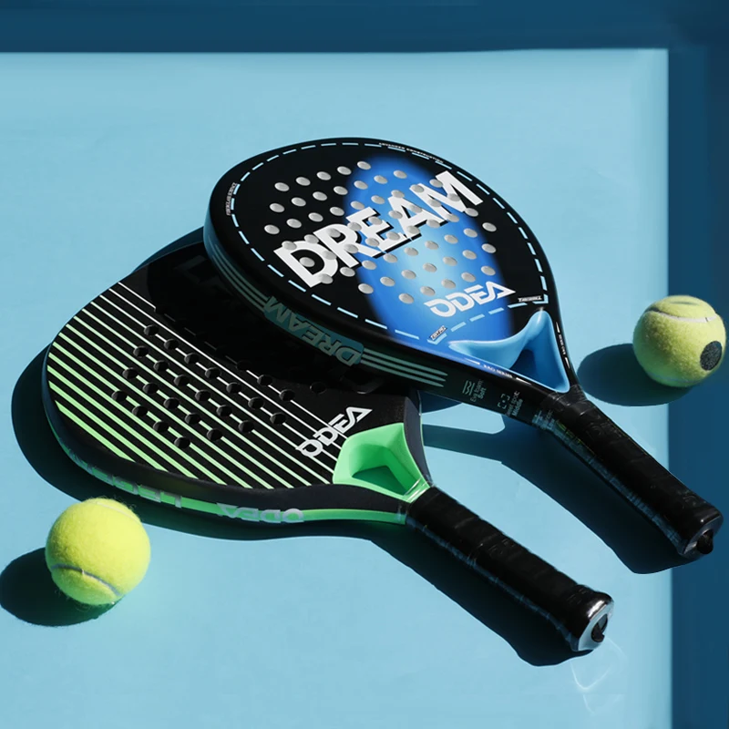 Odear Cage Paddle Racket Carbon Fiber Official New Professional Men's and Women's Single Racket Padel