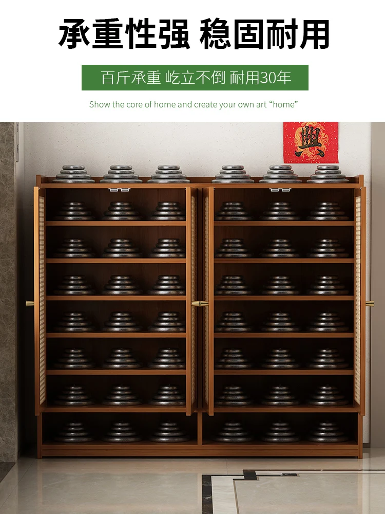 Shoe cabinets, household storage shelves, do not take up space, simple and modern, and have doors to prevent dust