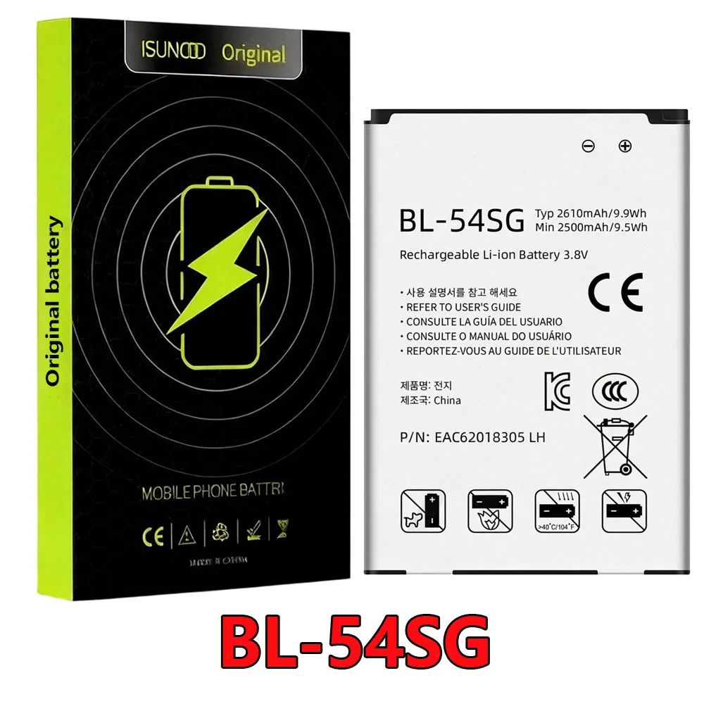 ISUNOO BL-54SG Battery For LG Optimus LTE III 3 /G3 Beat Mini Batteries New High Quanlity