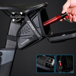 Large capacity bicycle bag, seat bag bike, back puff waterproof, reflective rear Tool Storage pouch, 1l 10 Main Sales Door Tools Bike - №7