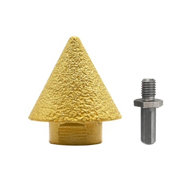 Diamond Chamfer Finger Bit Diamond Cone Milling Bit Stone Hole Opener Diamond Chamfer Drill for Porcelain Tile