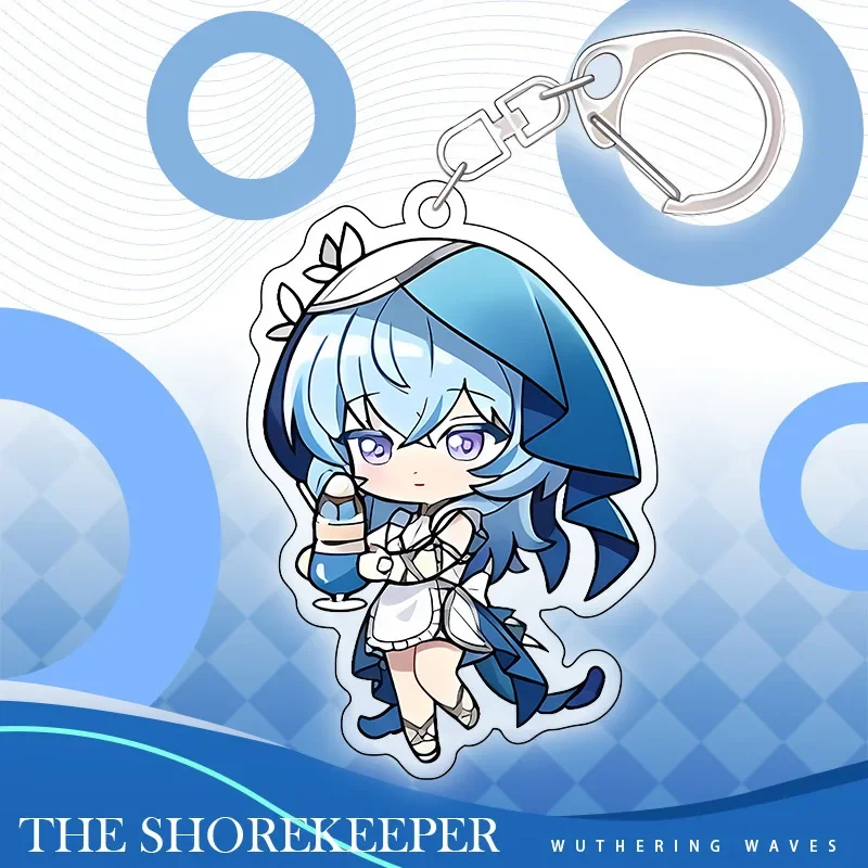 Wuthering Waves Acrylic Standee Figure Cantarella Shorekeeper Camellya Changli Standing Sign Model Badge Keychain Decoration