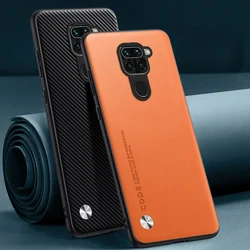 Luxury PU Leather Case For Xiaomi Redmi Note 9 Note9 Pro Back Cover Matte Silicone Protection Phone Case For Redmi Note 9S 9 Pro