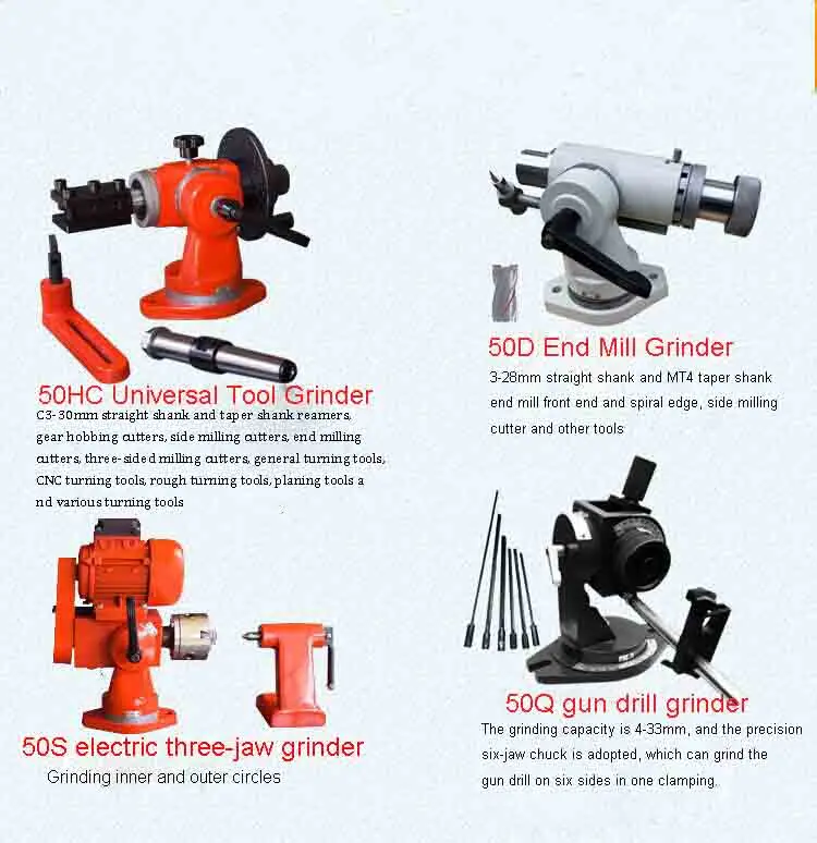 Universal Tool Grinder Small Surface Grinder End Mill Sharpener Turning Tool Sharpener Machine Gun Drill Grinder