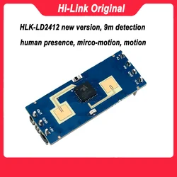 HLK-LD2412 HLK-LD2410B 24G 9m Human Presence and Motion Sensor Long Distance and Larger Angle Radar FMCW Ranging Module CE FCC