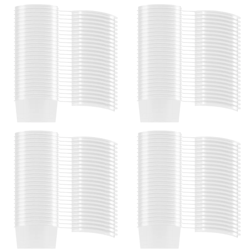 

CQMF-100 X 1Oz Round Food Container Pots With Lids,Hinged Sauce Pots Reusable Jelly Shot Cups Small Deli Pot Restaurants