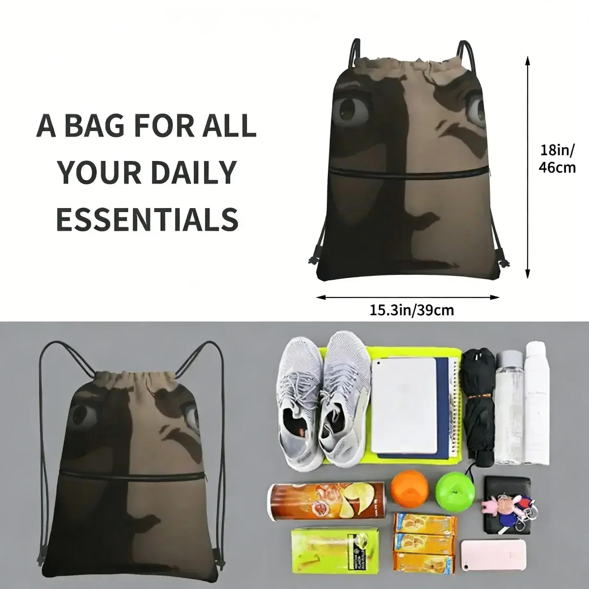 Okabe Rintaro - Steins Gate Portable Backpacks Drawstring Bag Drawstring Bundle Pocket Shoes Bags For Travel Sport Man Woman