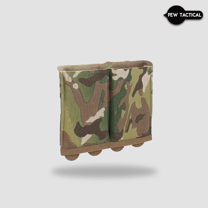 

PEW TACTICAL Double Mag Pouch Elastic 5.56MM Magazine Pouch Airsoft MOLLE