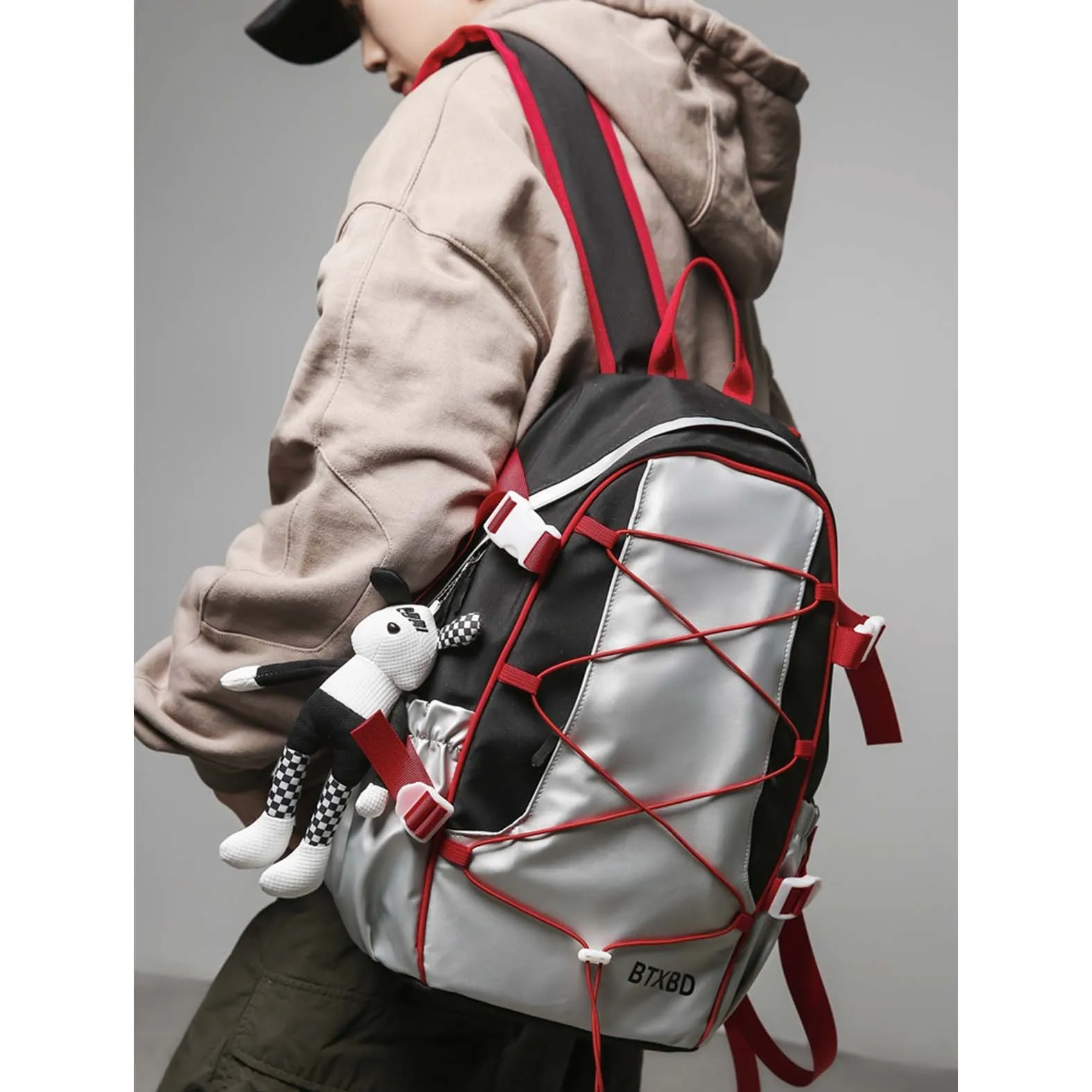 

Student Backpack 2025 New Trendy Cool Large Capacity Travel Lightweight Wear resistant Backpack Computer Bag unisex