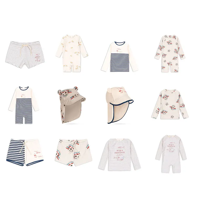 Swimwear Boy 2026 New Summer Brand Kids Swimsuit Toddler Girls Clothes T-shirt + Swimming Short Infant Romper Baby Outfit Set
