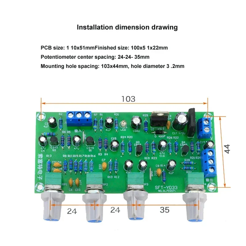 فائقة واسعة HiFi الديناميكية النقية الفئة أ قبل المرحلة مضخم صوت استيريو Preamp كامل منفصل الصمام الثلاثي مكبر صوت المجلس