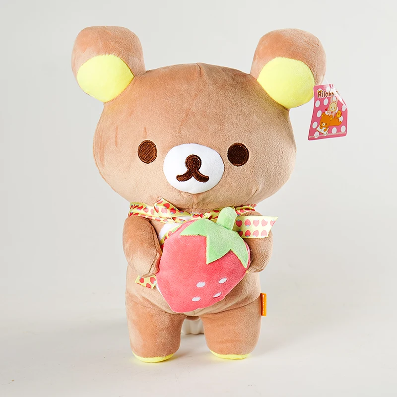White Rilakkuma Plush Cute Animal Korilakkuma Bear Cute Rilakkuma Stuffed Doll Kuma Plushies Kawaii Room Deocr Toys Xmas Gift view 5