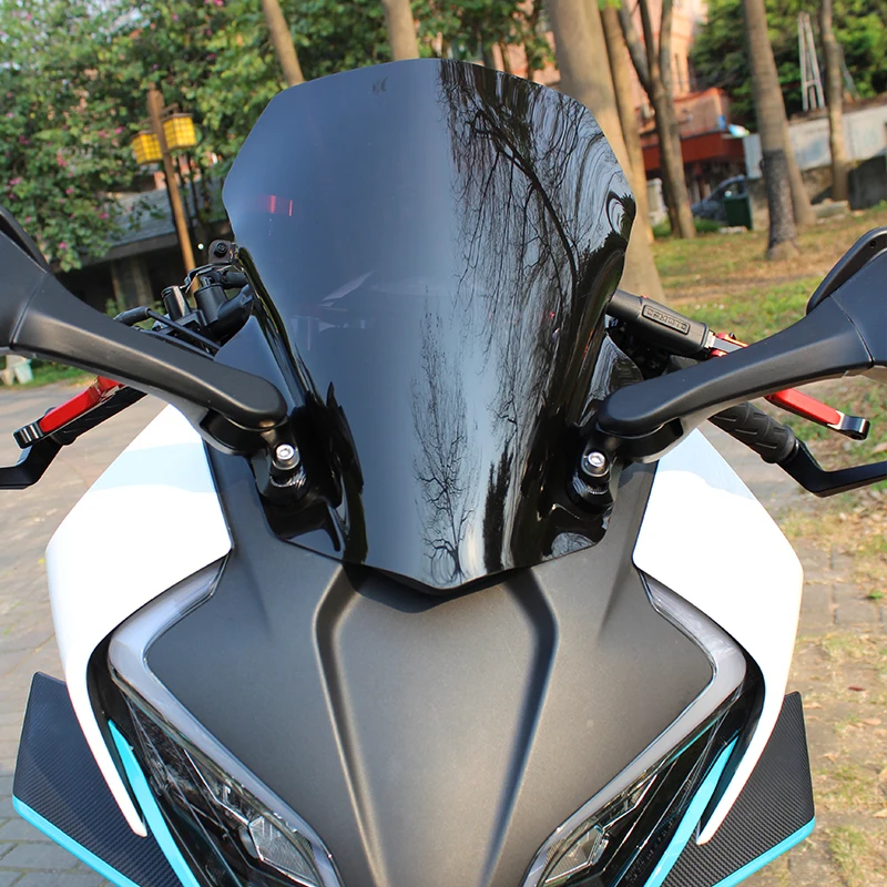 

SEMSPEED Motorcycle For CFMOTO 450SR 450SS 2022 2025 Front Windshield Windscreen Cover ABS Plastic Wind Shield Deflector Black