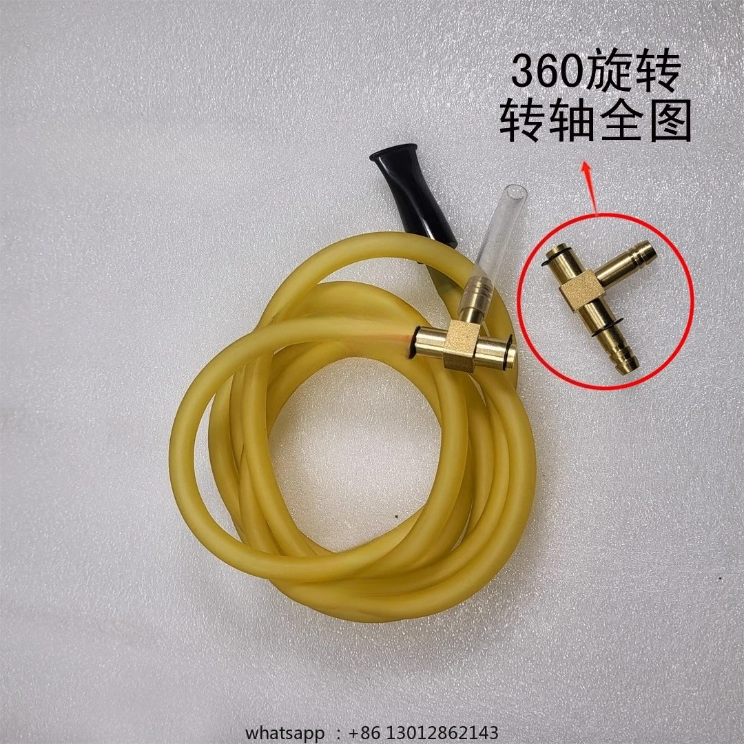

Lamplighter blowing hose, thermoplastic glass blowing pipe
