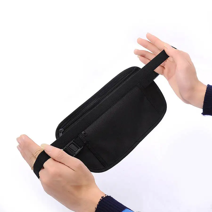Travel Waist Packs Pouch For Passport Money Belt Bag Hidden Security Wallet Men Travel Bag Chest Pack Money Waist Bag