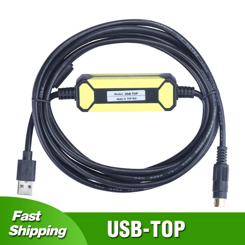 

USB-TOP Programming Cable For Korean M2I HMI TOP Series Touch Panel USB Interface RS232 Touch Screen Download Line