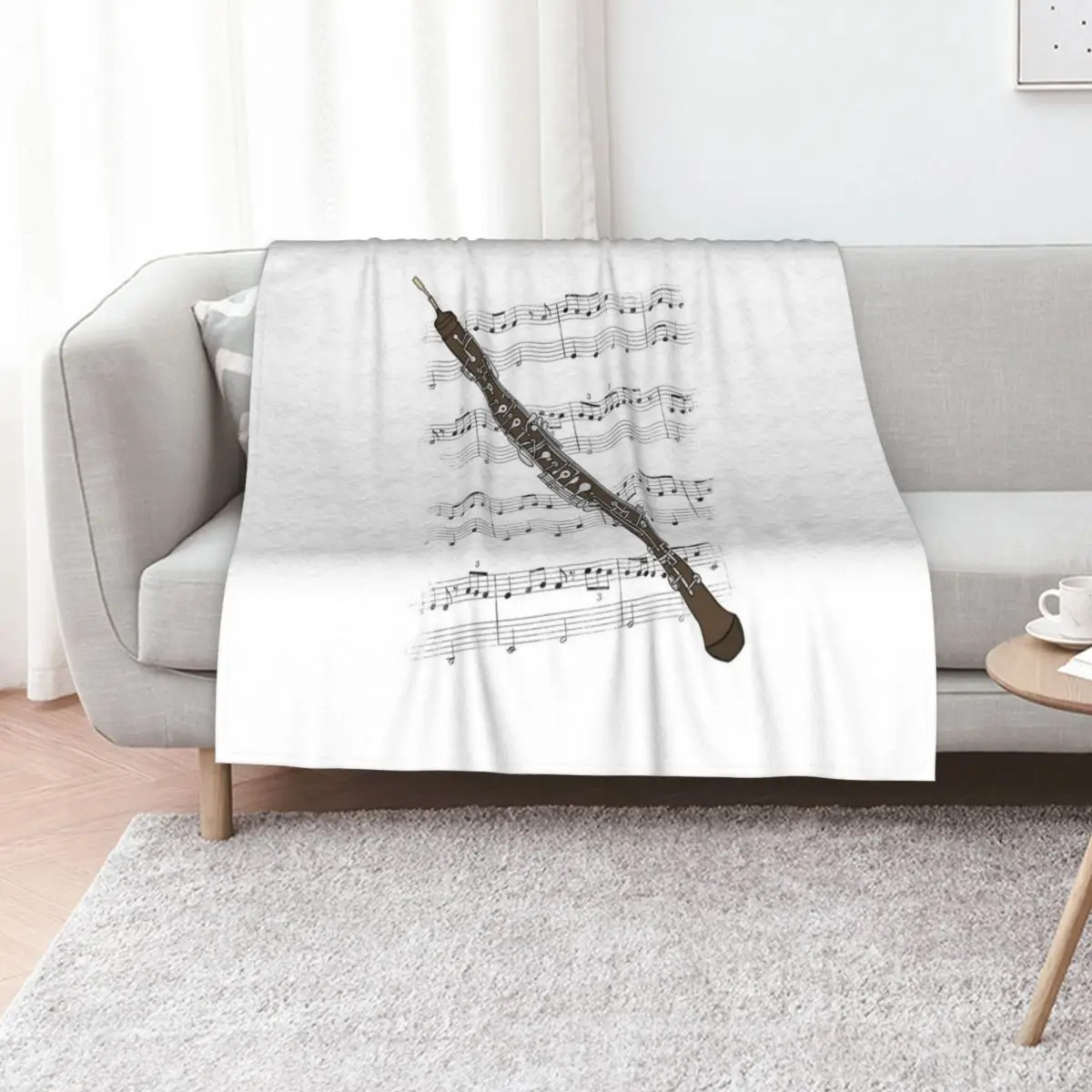 Oboe Player Oboist Woodwind Musician (Colour) Throw Blanket heavy to sleep Single Blankets For Baby Thin Thermal Blankets