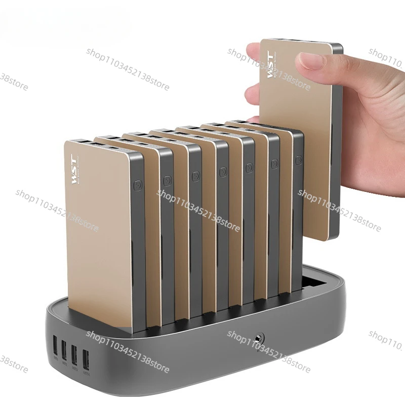 

WST Best selling products 8000mah power bank usb docking charging station restaurant sharing Free shared mobile power bank