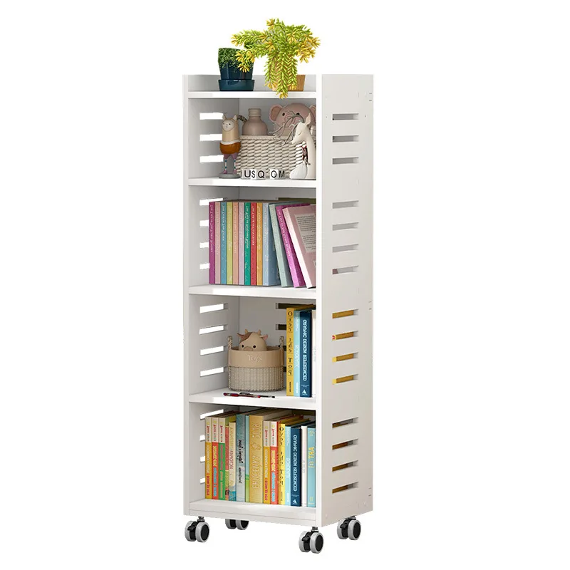 Bookshelf Floor Standing Multi-Layer Space Saving for Study Room for Living Room, Bookcase